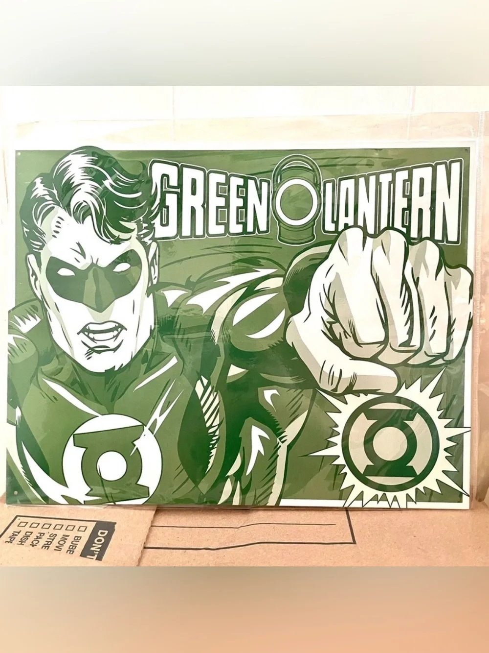 NEW Green Lantern Metal Sign